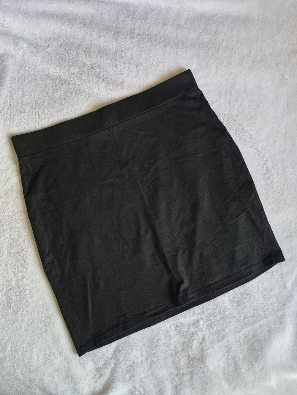 NWOT H&M Black Cotton Mini Skirt